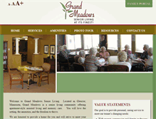 Tablet Screenshot of grandmeadowsmn.com